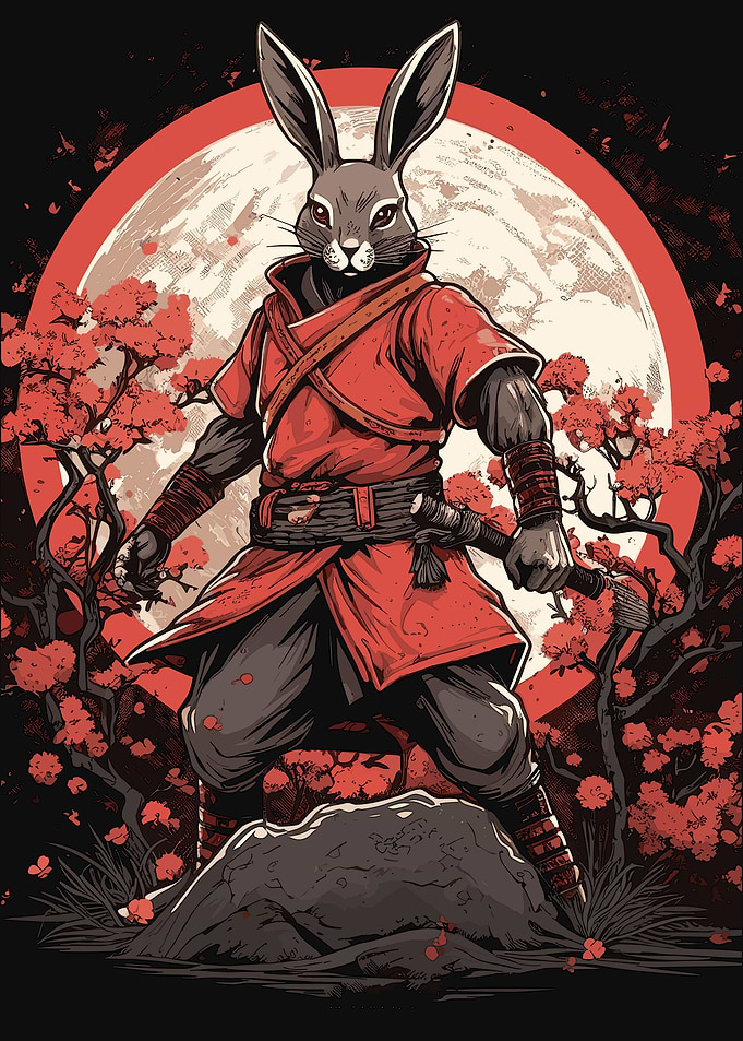 samurai rabbit japan