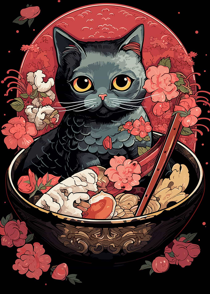 Japanese Cat Chef