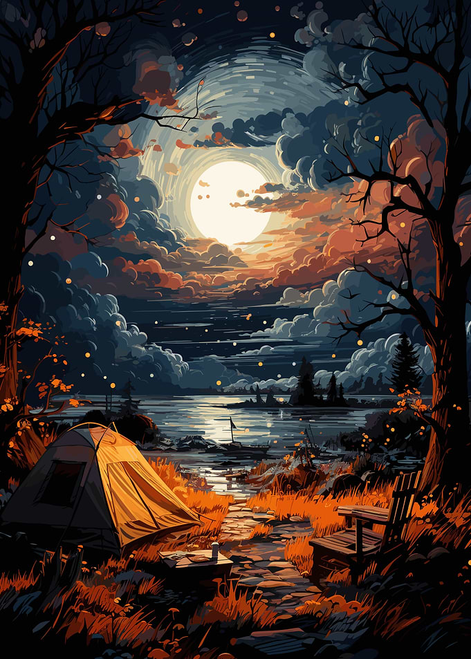 Beautiful Camping Night