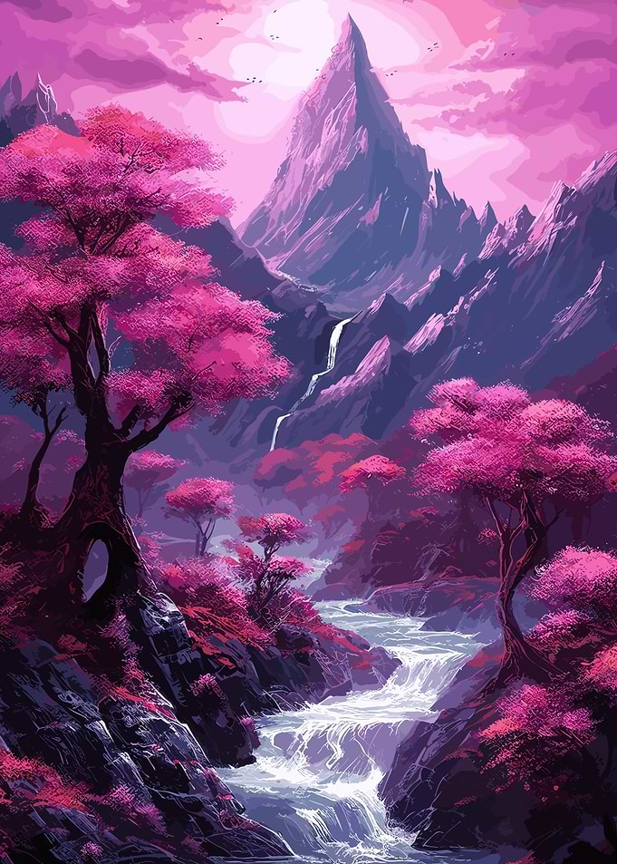 Cherry Blossom Japan Art