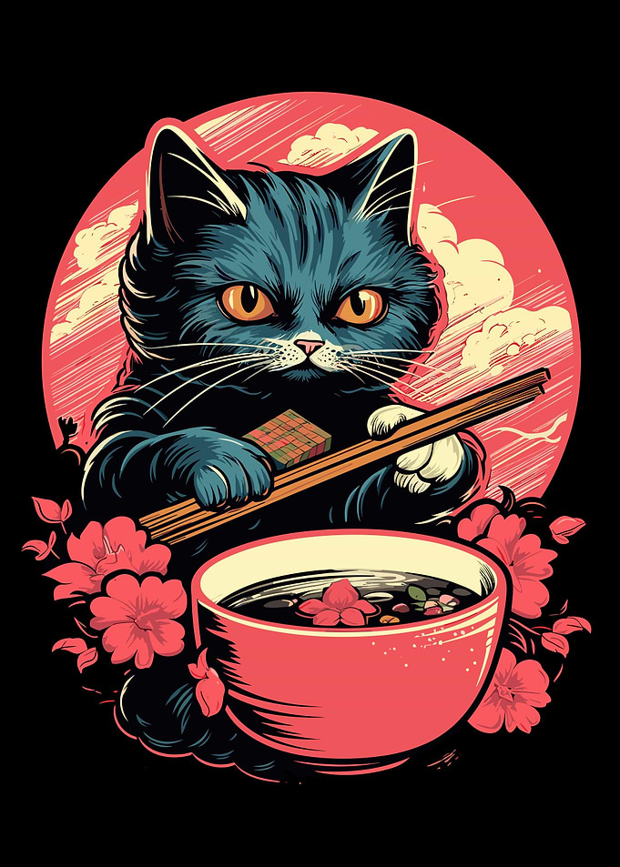 Japanese Cat Chef