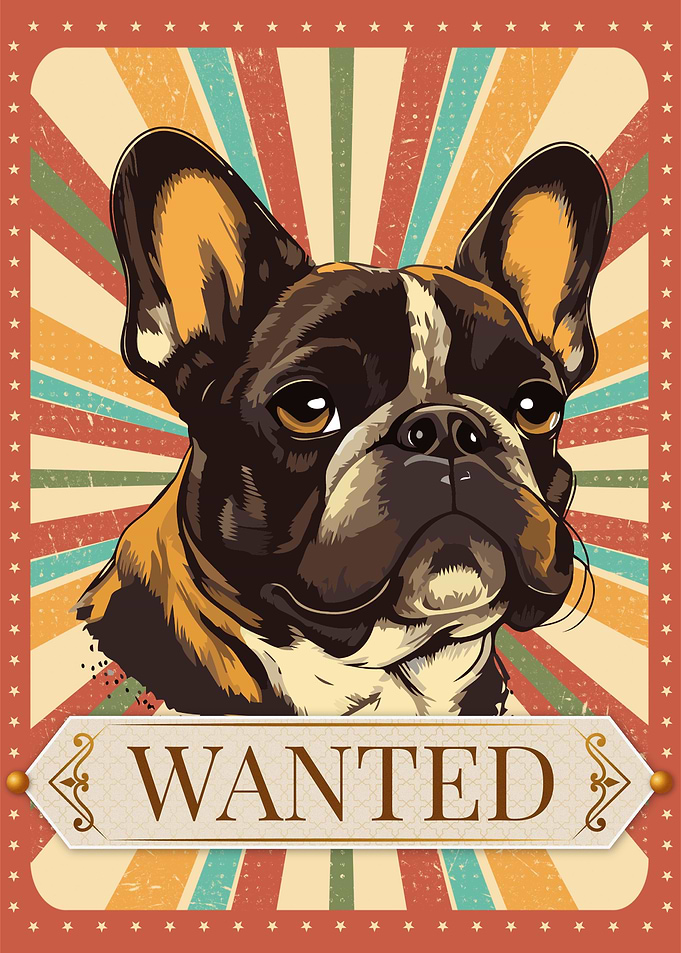 Dog Retro Vintage