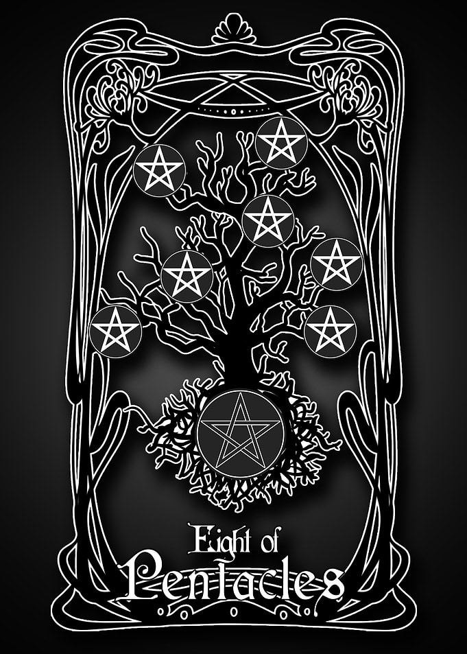 Tarot Eight of Pentacles