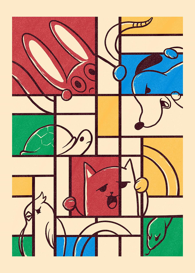 pet mondrian