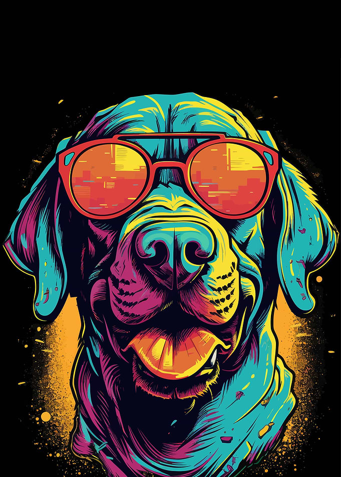 Animal Retro Dog