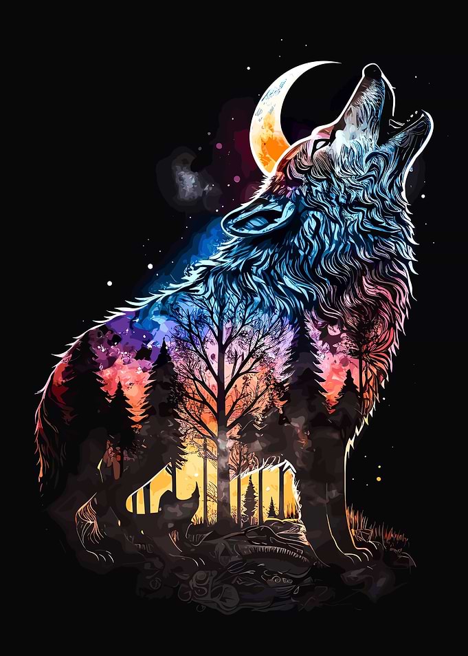 Wolf Watercolor