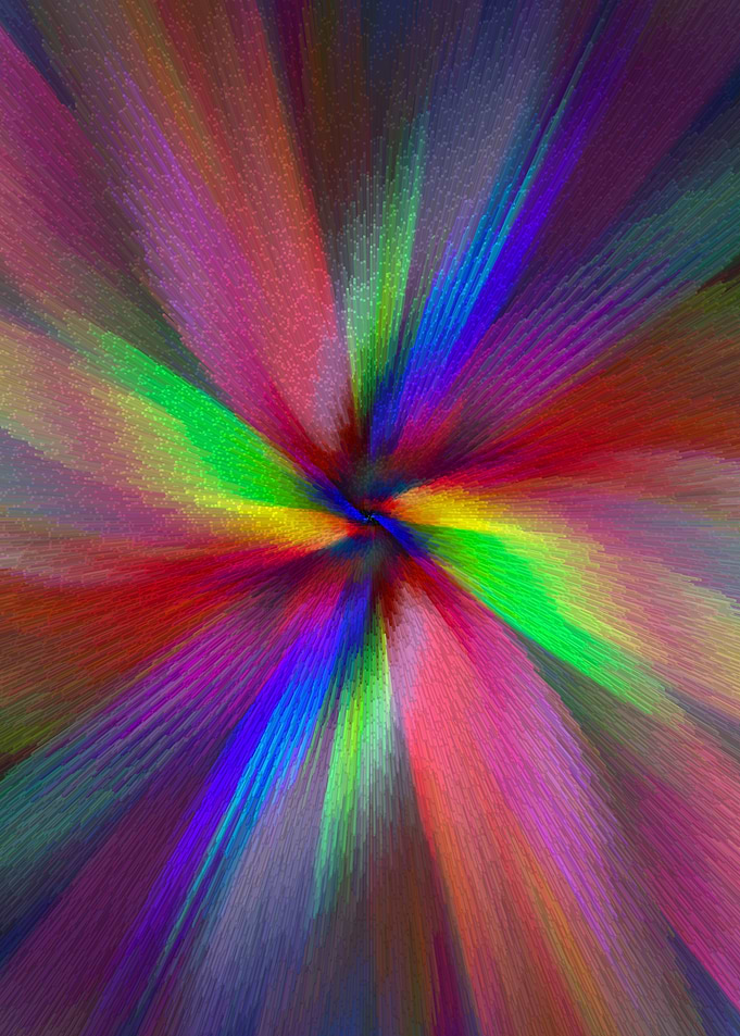 anime fractal background