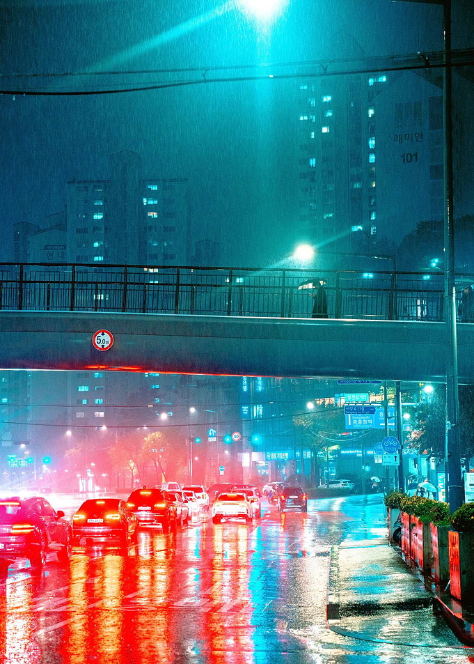 Traffic in Neon City