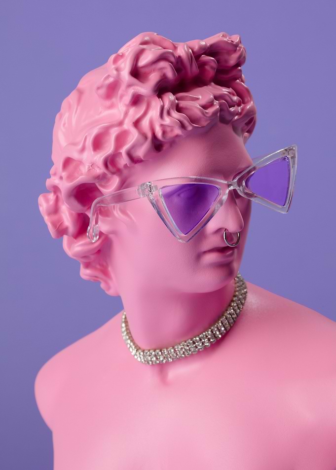 Pink Statue Close up