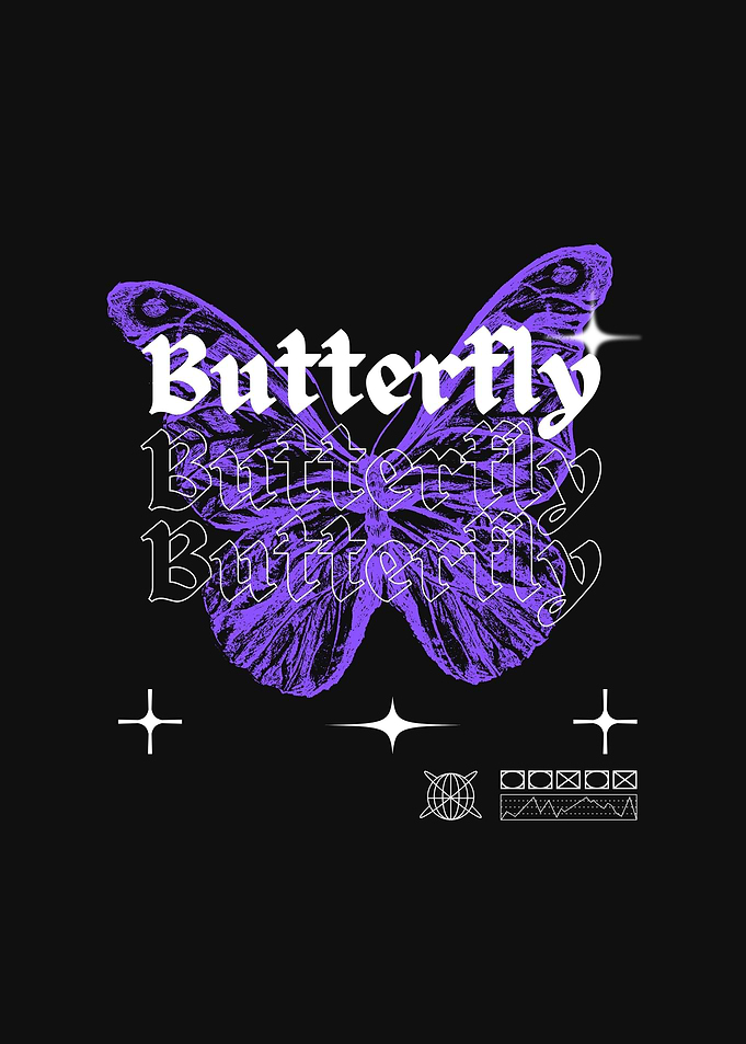 purple butterfly