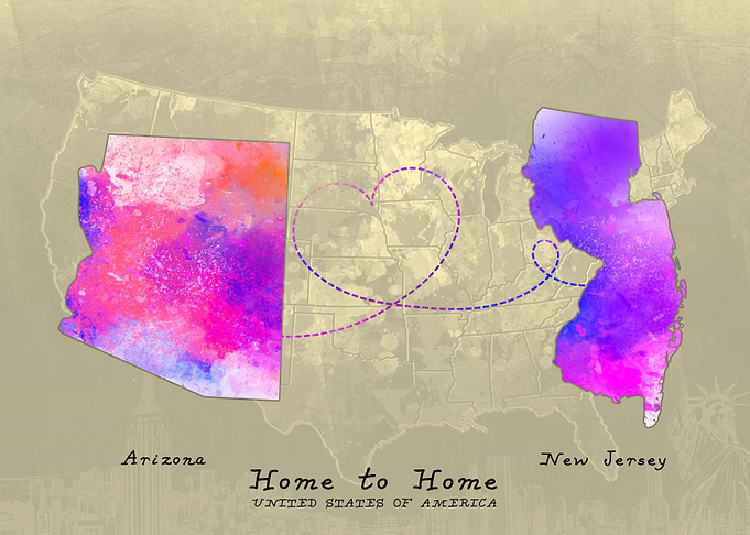Arizona New Jersey