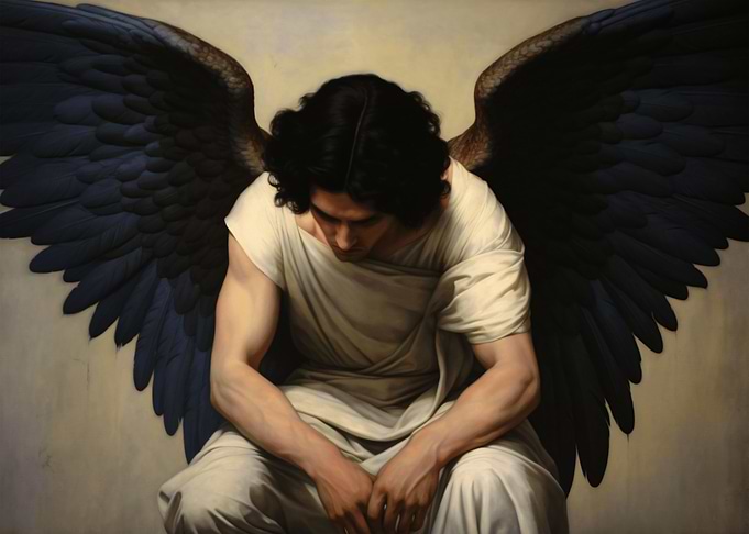 Dark Angel Painting
