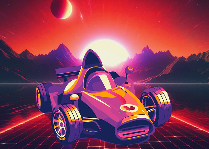 Retro Race Car