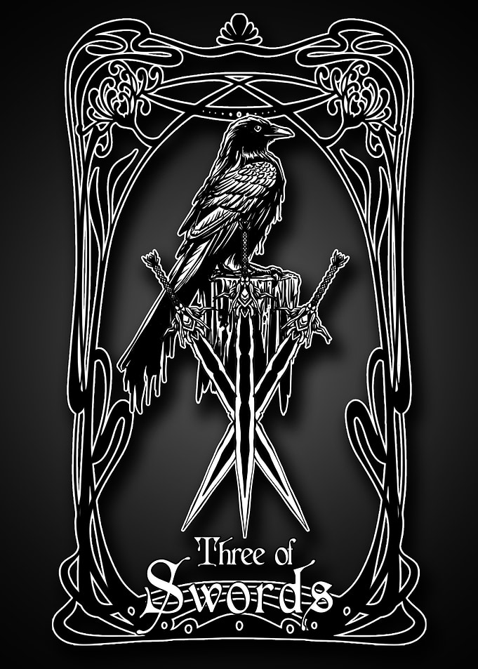 Tarot Three of Swords