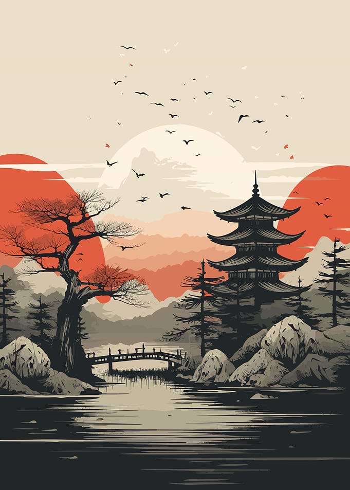 Vintage Japan Landscapes