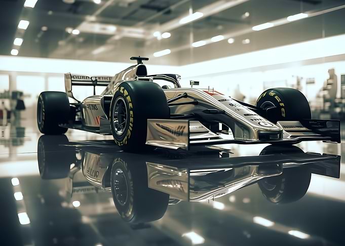 Open Wheel Silver Arrow