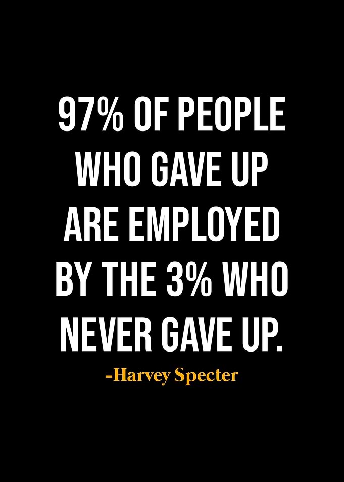 Harvey Specter Quote