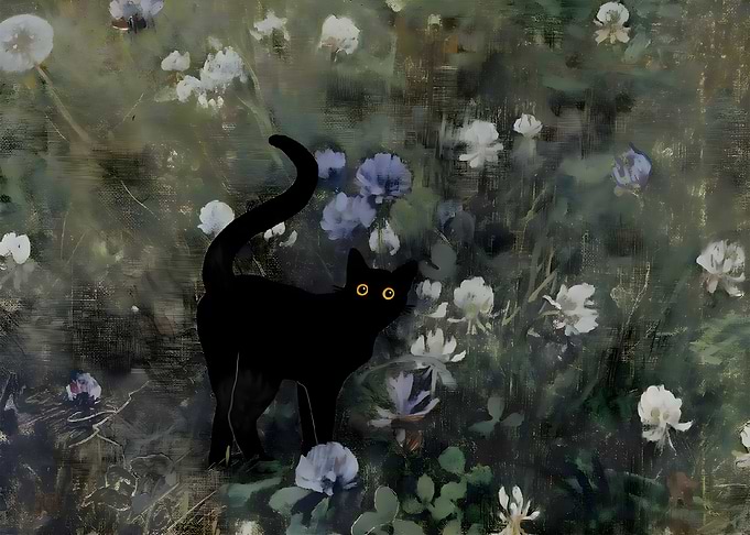 Cat Floral