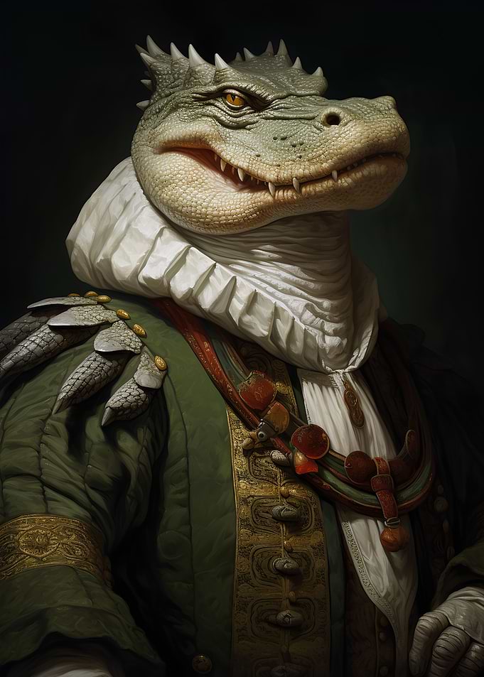Crocodile King Animal