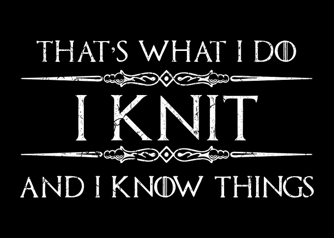 i knit