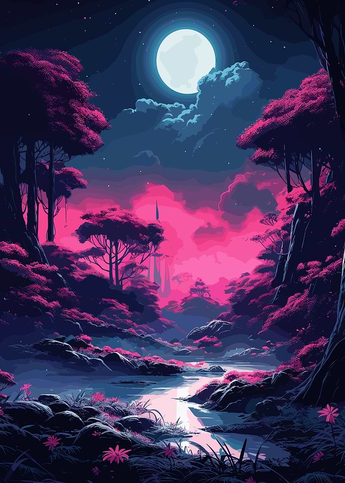 Cherry Blossom Japan Art