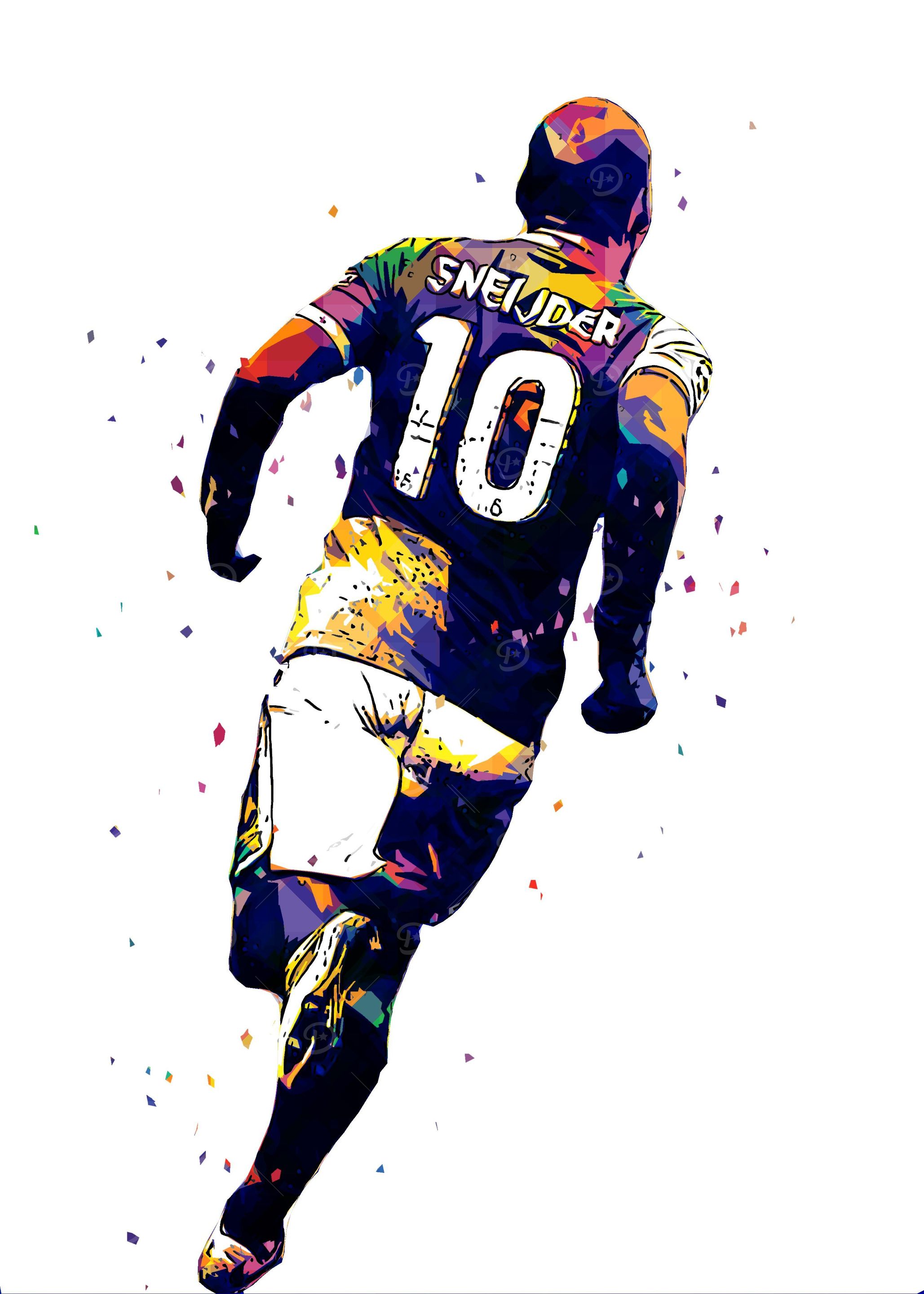 Wesley Sneijder Pop Art