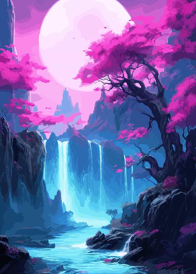 Cherry Blossom Japan Art