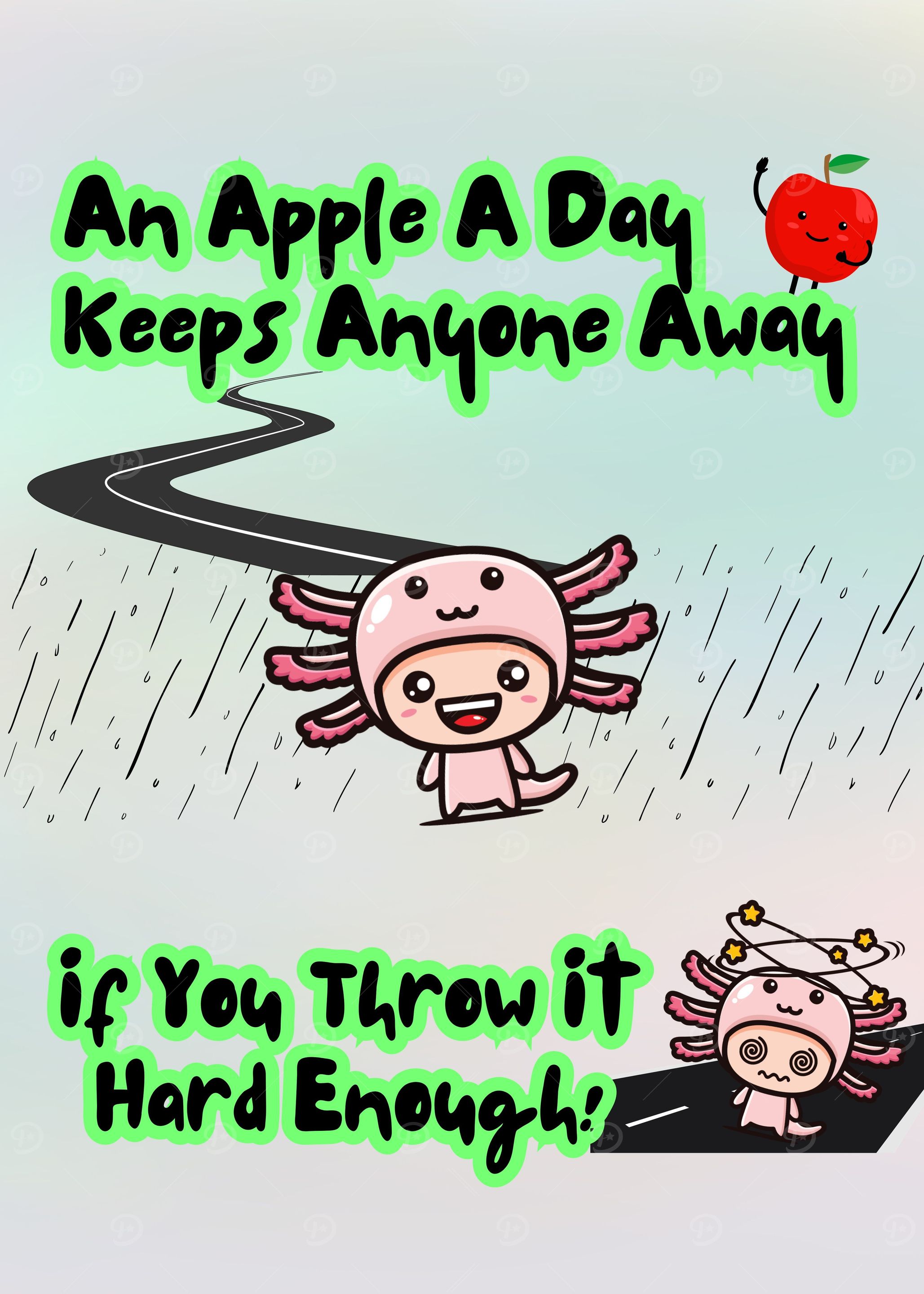 Funny Cute Axolotl Quote