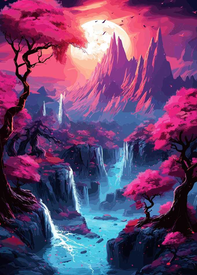 Cherry Blossom Japan Art