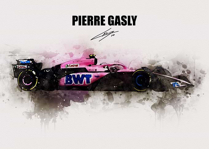 Car Pierre Gasly Poster