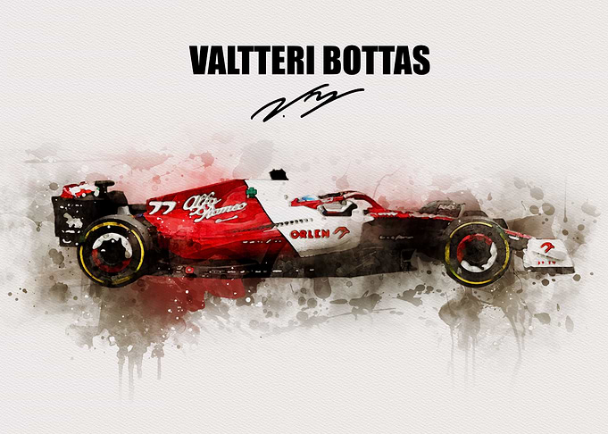 Car valtteri bottas Poster