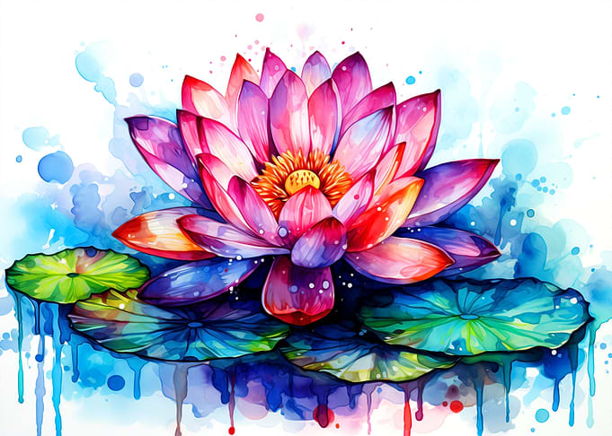 Lotus Painting