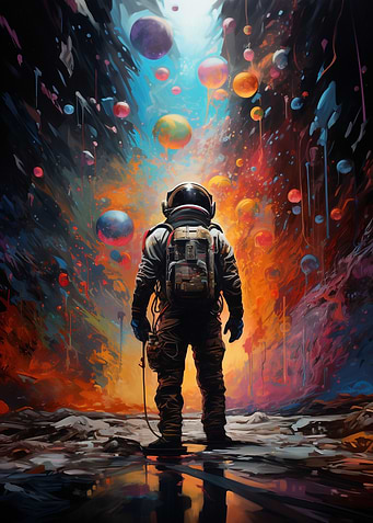 Astronaut Surreal View