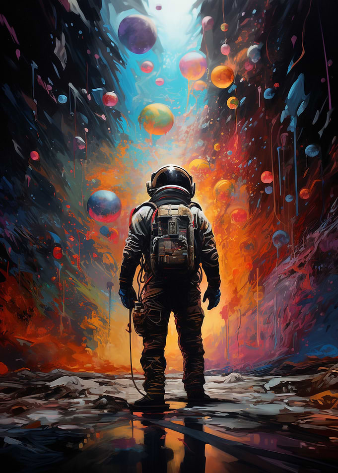 Astronaut Surreal View