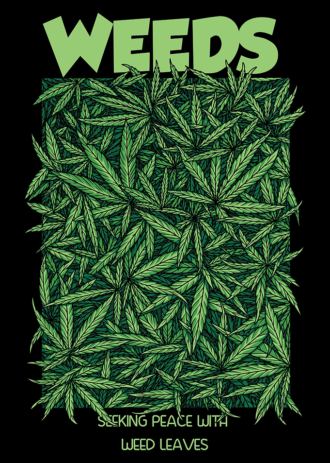 Weeds Leaf Text