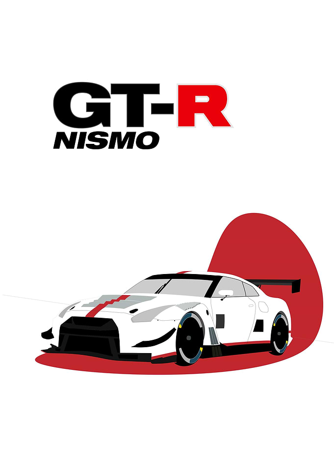 Illustration GTR Nismo car