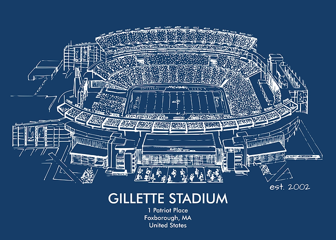 GILLETTE STADIUM LANDSCAPE