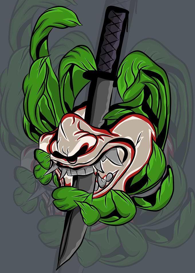 Samurai Poster Design