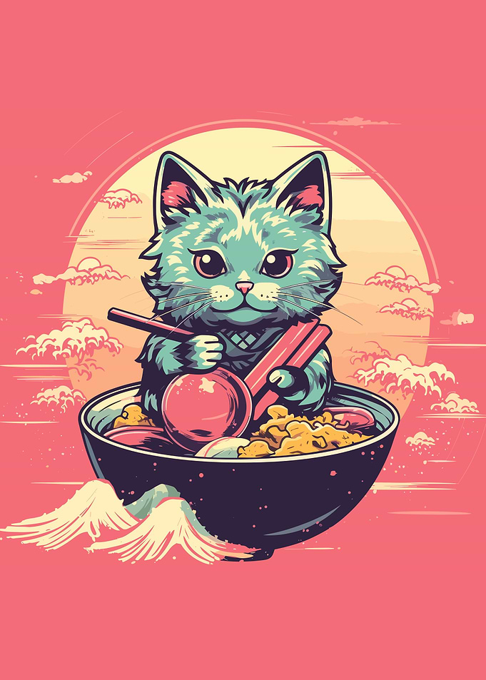 Japanese Cat Chef