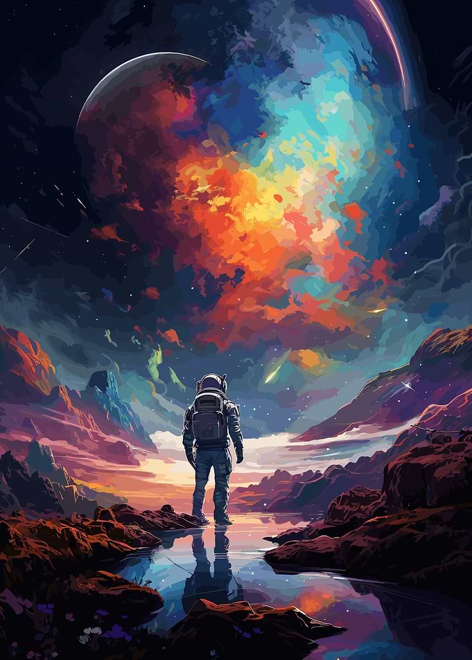Life Is Fiction in Space