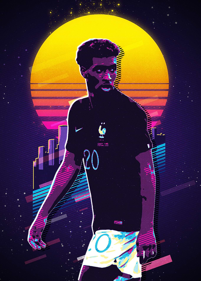 Kingsley Coman Pop Art