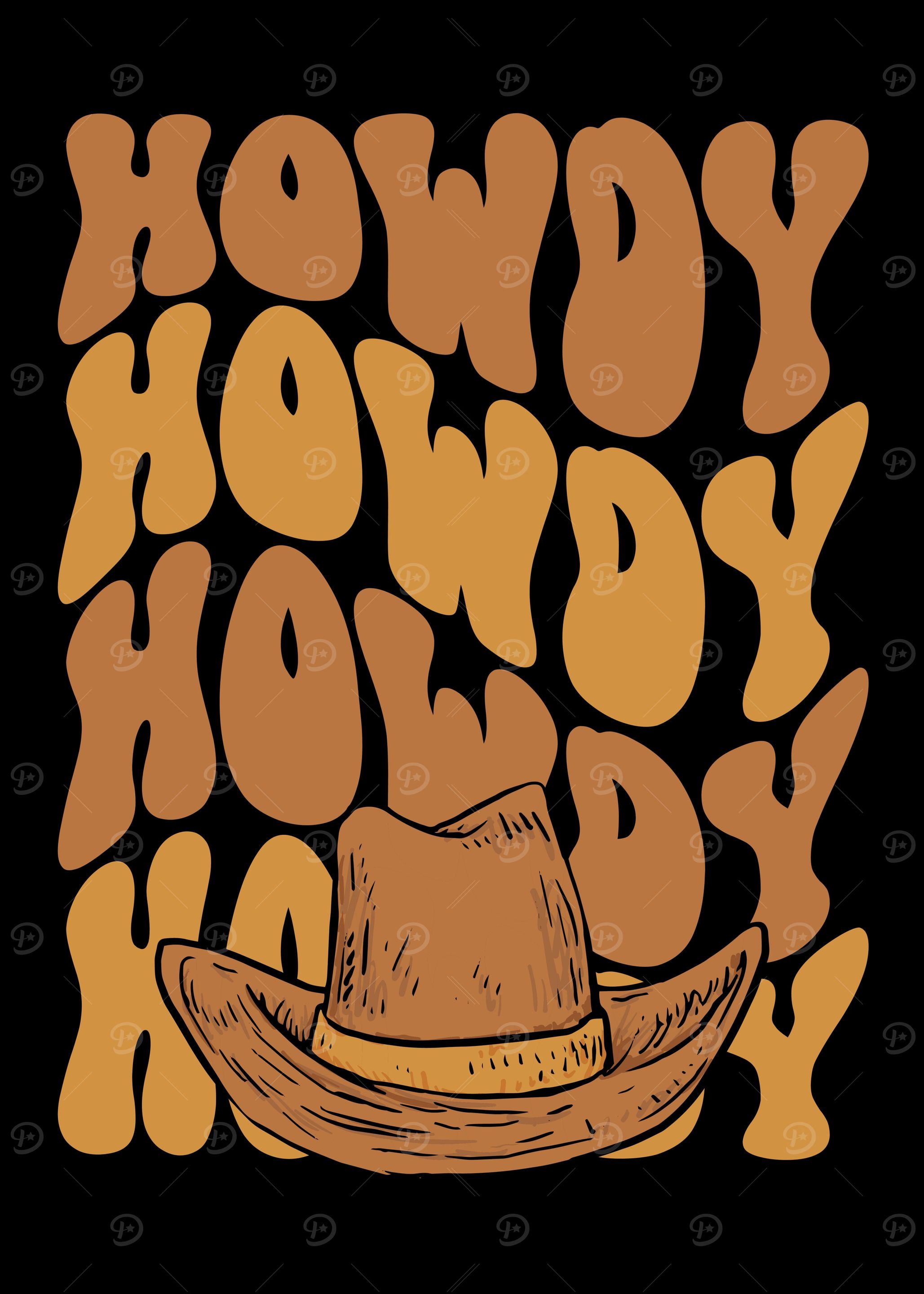 Howdy cowboy in black
