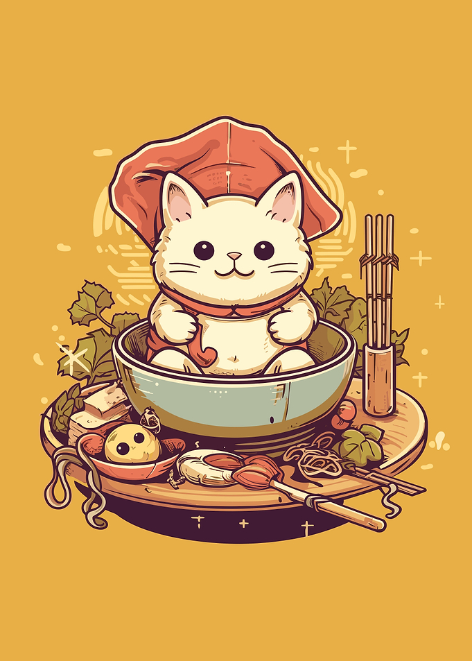 Japanese Cat Chef