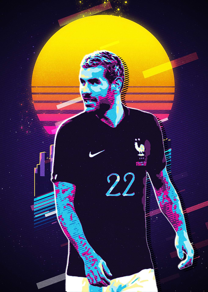 Theo Hernandez Pop Art