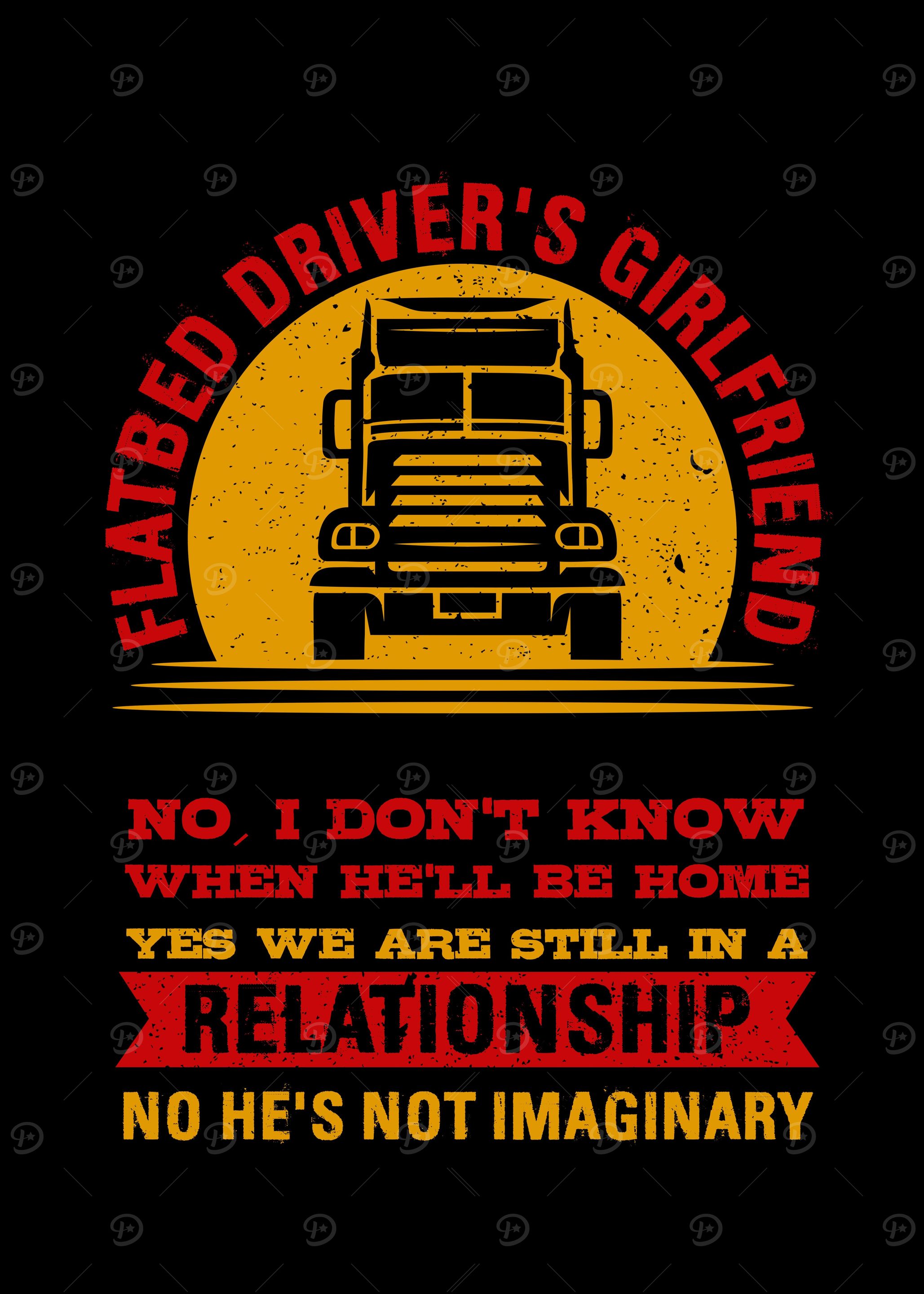 Trucking Flatbedder Cargo