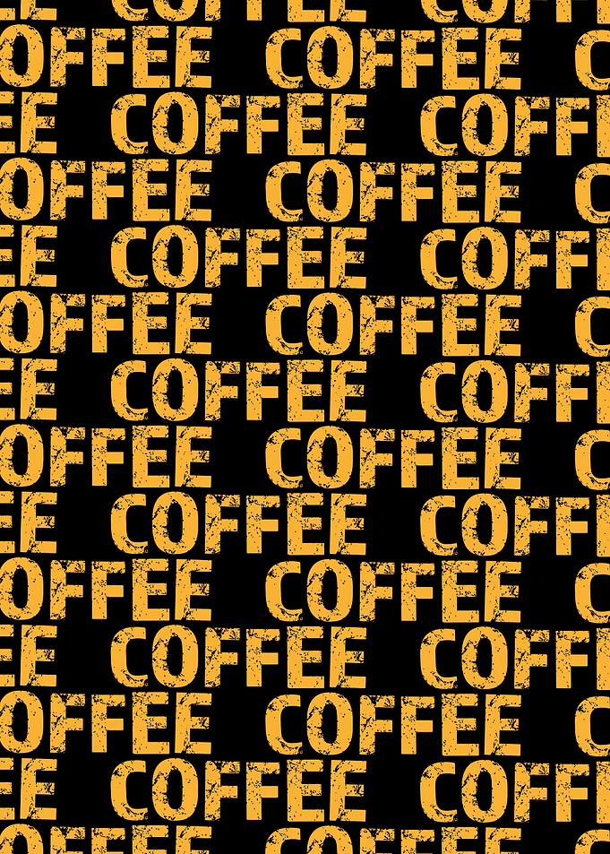 Seamless Coffee Poster