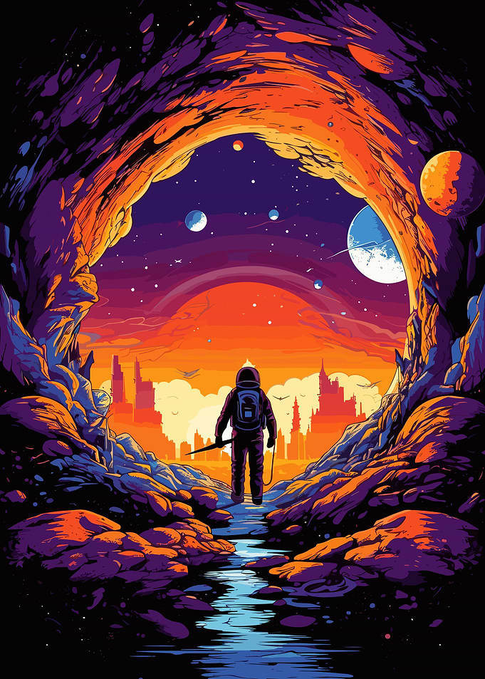Astronaut in space