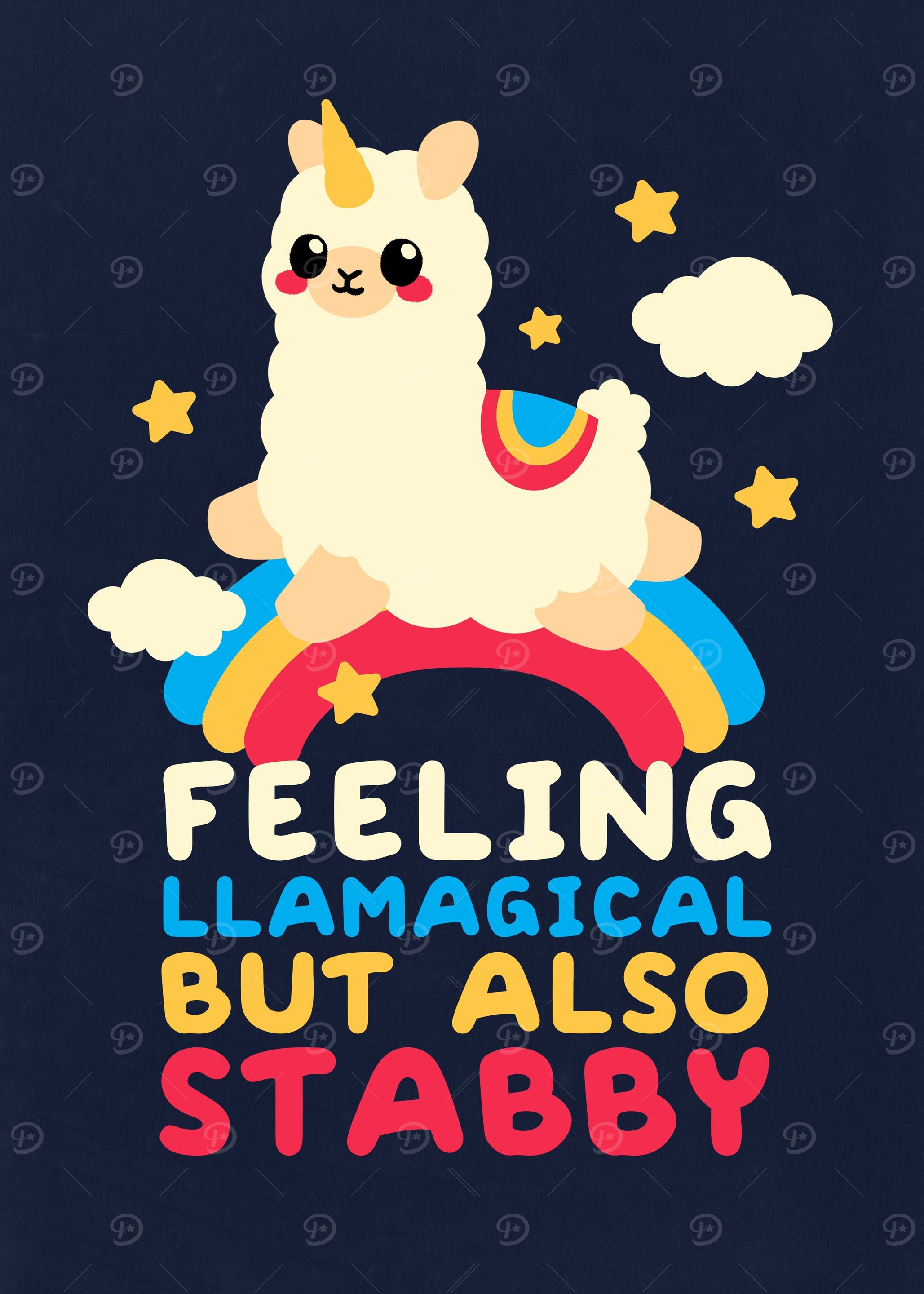 Llamagical but also stabby