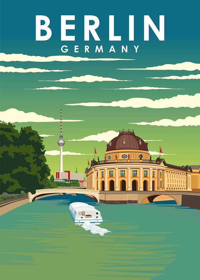 Berlin Germany Travel Art