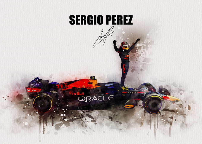 Car Sergio Perez Poster